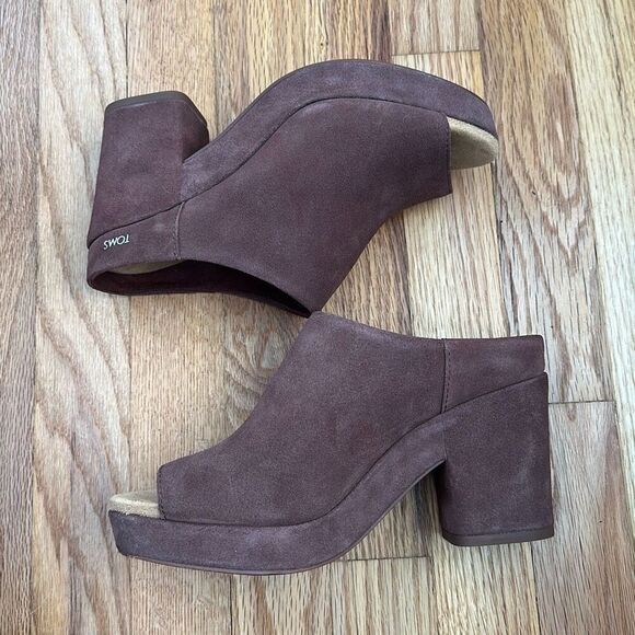 TOMS Florence Block Heel Sandal Women's Size 7.5 - Picture 3 of 11